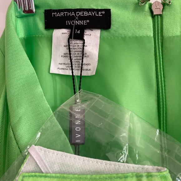 NEON GREEN SKIRT - Picture 5 of 6